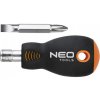NEO tools 04-201 skrutkovač obojstranný PH2+plochý 6mm 38mm magnet NEO náradie