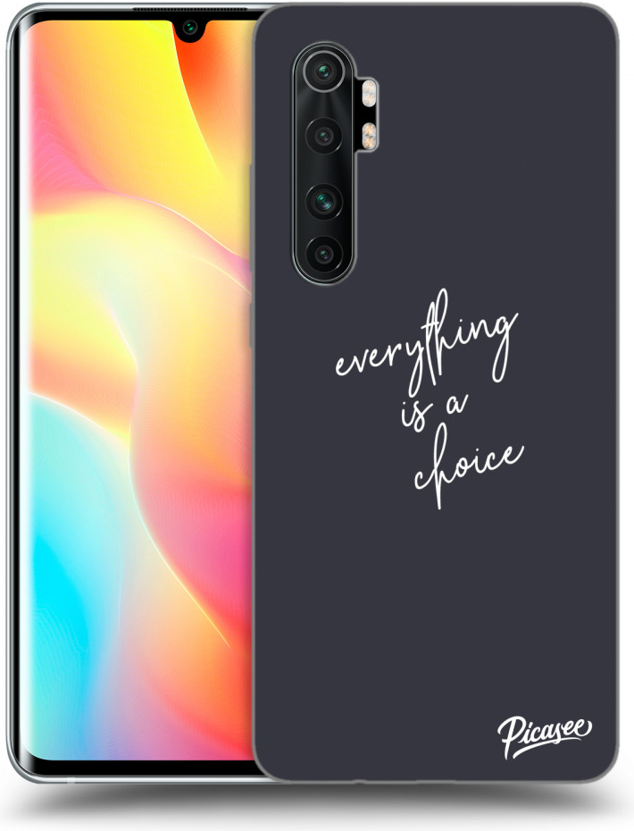 Púzdro Picasee ULTIMATE CASE Xiaomi Mi Note 10 Lite - Everything is a choice