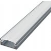 LEDprodukt LED lišta povrchová - SIMPLE Grey Dĺžka: 1m, Typ krytky: Mliečna krytka zaklapávacia (difúzor)