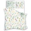 Faro Bavlnené saténové obliečky Milagro Verde 002 220x200 cm + 2x 70x80 cm biela/viacfarebná