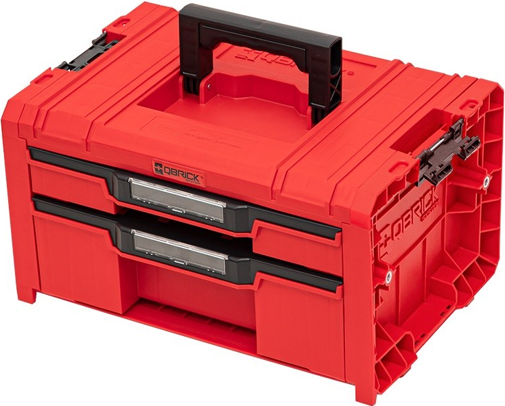 QBrick System Box na náradie QS Pro Drawer 2 Toolbox 2.0 Expert Red Ultra HD Custom SKRQPROD2E2CCZEPG013