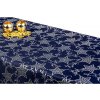Vianočný teflónový obrus MODRÝ HVIEZDY STRIEBORNÉ obojstranný - Rôzne veľkosti aj VÝROBA NA MIERU Veľkosť: 140*220cm OBDĹŽNIK