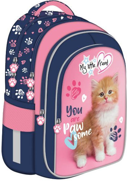 St. Majewski ruksak BPL-58 My Little Friend ružová kot Pink cat
