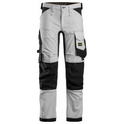 Snickers Workwear Kalhoty AllroundWork Stretch bílé