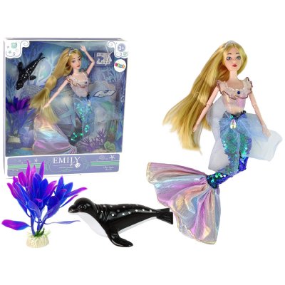 Lean Toys Zelené doplnky pre bábiku Emily the Mermaid