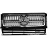 TUNING-TEC Predná maska, Mercedes W463, G-Class, 1990-2012, Chrome-Black
