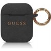 Guess Silikónový obal pre Apple AirPods GUACCSILGLBK