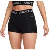 Nike Pro Mid-Rise 3 shorts black/metallic silver