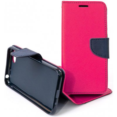 Puzdro / obal pre Samsung Galaxy ACE NXT ružové / modré - kniha Fancy Diary