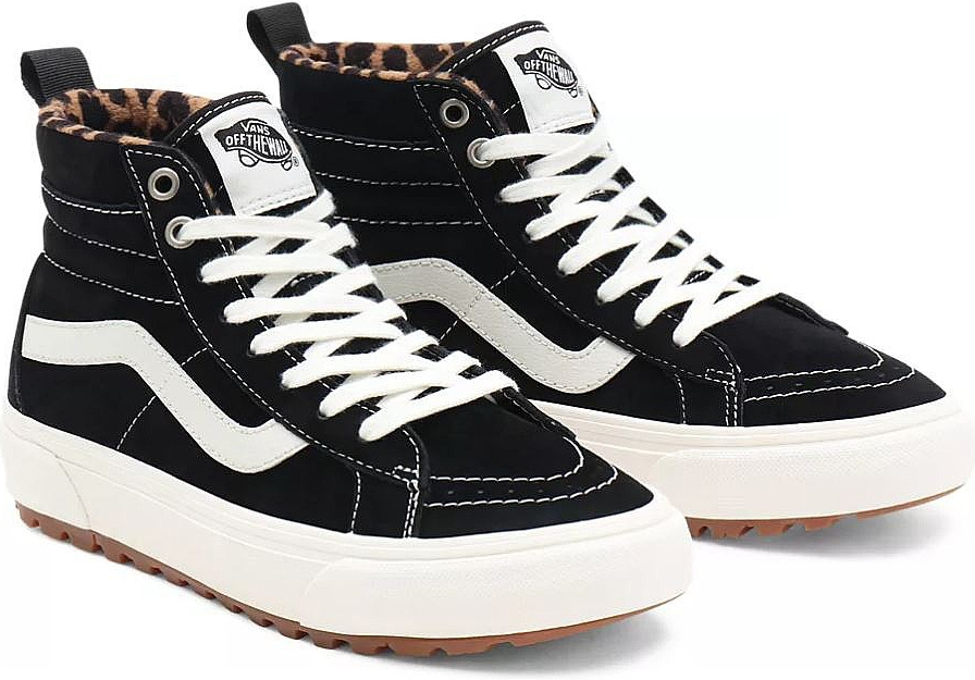 Vans SK8 Hi Top Black Suede Trainers