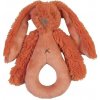 Happy Horse Plyšová hrkálka Zajačik Richie 18 cm Oranžový