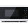 Sharp YC-MS02E-W mikrovlnná rúra Na pracovnú dosku Sólo mikrovlnná rúra 20 L 800 W Čierna, Biela (YC-MS02EW)