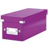 Leitz Krabice na CD Click & Store, Purpurová