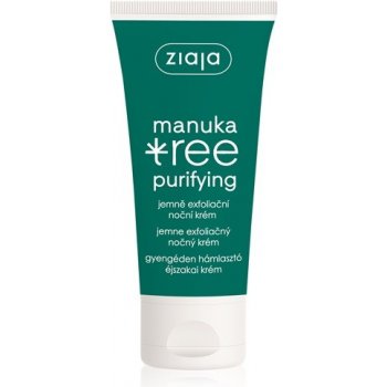 Ziaja Manuka Tree Purifying exfoliačný nočný krém proti akné ( Oily & Combination Skin 50 ml