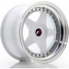 JAPAN RACING Japan Racing JR6 9x17 BLANK ET20-35 White w/Machined Lip 72.6