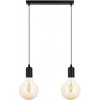 Belis Luster na lanku MIROS 2xE27/60W/230V čierna BE0740 + záruka 3 roky zadarmo + záruka 3 roky zadarmo