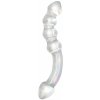 Rimba Xena dvojité sklenené dildo priehľadné