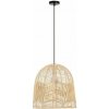 IMMAX BOHO PELO designové závěsné svítidlo, D40cm, E27, přírodní ratan 08262L