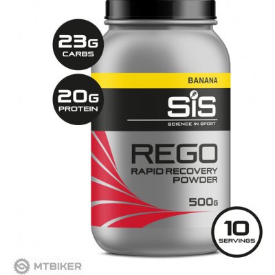 SiS REGO Rapid Recovery regeneračný nápoj, 500 g jahoda