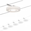 Paulmann | Paulmann 94109 - SADA 5xLED/4,3W Bodové svietidlo do lankového systému MAC 230V | W4424