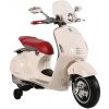 LEAN CARS Elektrická motorka Vespa GTS 300 biela 2x45W 2x6V4,5Ah - 2025