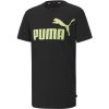 Puma ESS Logo Tee B čierne svetlo zelené