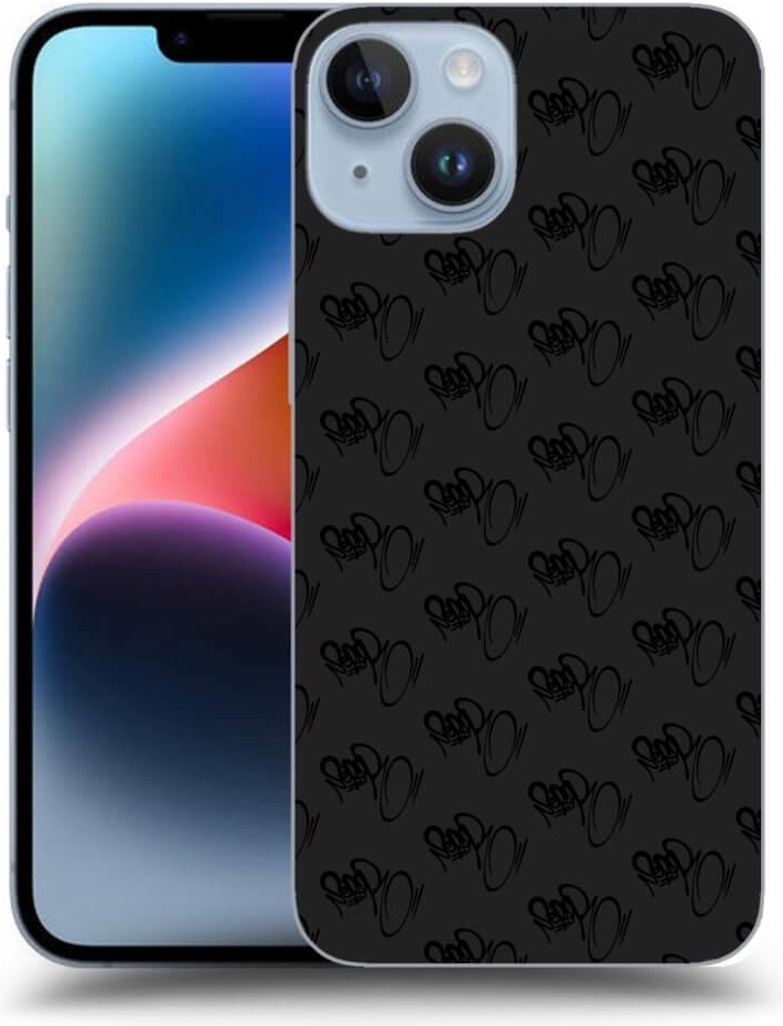 Picasee silikónové Apple iPhone 14 - Separ - Black On Black 1 čierne