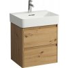 Laufen Base 2.0 skrinka 52x40x51.5 cm závesná kúpeľňová skrinka pod umývadlo dub H4113621082671