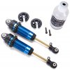 Traxxas tlmič GTR xx-long hliník/PTFE modrý, piestnice TiN (2) (TRA7462)