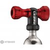 Lezyne Control Drive CO2 hlava na bombičkovú pumpu, červená