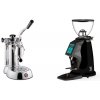 La Pavoni Stradivari Professional Lusso + Rocket Espresso SPLUGA, black