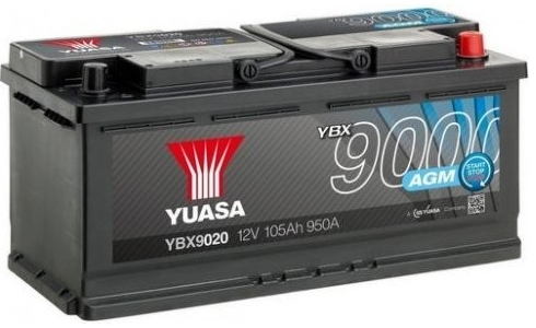 Yuasa YBX9000 12V 105Ah 950A YBX9020