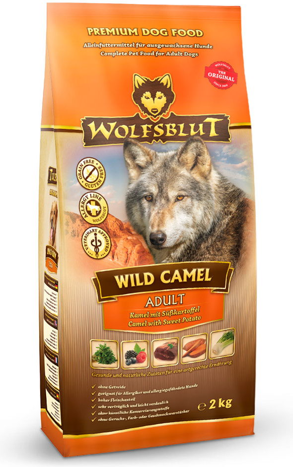 Wolfsblut Wild Camel Adult ťava s batátmi 12,5 kg