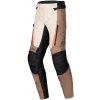 ALPINESTARS nohavice ST-1 WATERPROOF tmavá khaki/piesková/čierna/červená fluo 2025 - L