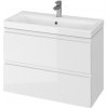 Cersanit Moduo Slim, závesná umývadlová skrinka 80cm, biela lesklá, S929-002