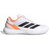 Pánska tenisová obuv adidas Defiant Speed 2 Clay Tenis Shoes Ftwr White/Core Black/Lucid Orange EUR 41 1/3