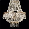 Ideal Lux Ideal Lux - LED Krištáľový luster na reťazi CAESAR 6xG9/3W/230V pr. 38 cm zlatá ID114729 + záruka 3 roky zadarmo