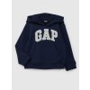 GAP Baby mikina s logom Čierna 4YRS Čierna Čierna