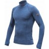 SENSOR MERINO BOLD pánske tričko dl.rukáv roll neck cool blue Veľkosť: M termobielizeň