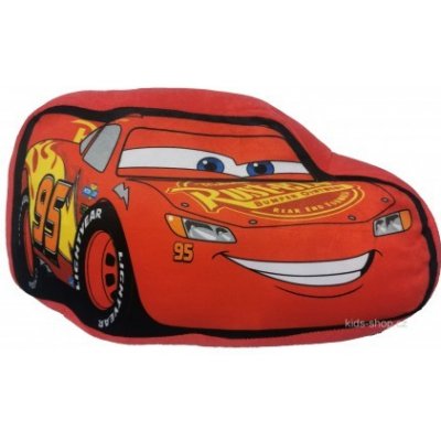 Setino Tvarovaný 3D vankúš Blesk McQueen Autá Cars PIXAR 38x22