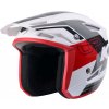 KENNY prilba TRIAL UP 25 pearl white/red - M