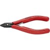 Knipex 75 12 125 pre elektroniku a jemnú mechaniku bočné štiepacie kliešte s fazetou 125 mm; 75 12 125