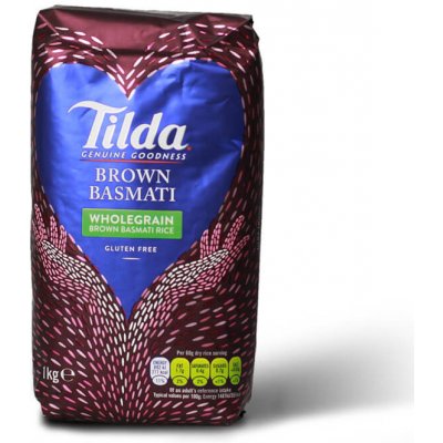 Tilda Basmati celozrná hnedá ryža 1 kg