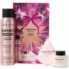 Makeup Revolution Xmas 2025 Superfix zmatňujúci fixačný sprej na makeup 150 ml + Makeup Revolution Baking Powder sypký púder 32 g + Makeup Revolution IRL Filter labutienka 1 ks
