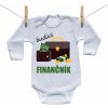 Boodyy Body s dlhým rukávom Budúci finančník 92 (18-24 mesiacov)