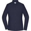 James & Nicholson JN 1371 slim fit popelínová dlouhý rukáv navy