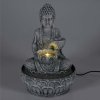 HOMESTYLING Fontána izbová s LED osvetlením 29 cm Budha