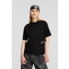 TRIČKO KARL LAGERFELD JEANS KLJ REGULAR BANDANA SSLV TEE BLACK