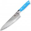 Dellinger nôž kuchynský Chef/Gyuto 21 cm Blue Stone VG-10 Damascus