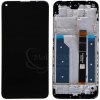LCD displej + dotykové sklo + rám LG K61 čierne